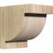 Ekena Millwork Alpine Rough Sawn Corbel, Douglas Fir, 6"W x 8"D x 8"H COR06X08X08ALP00RDF - alternate 1